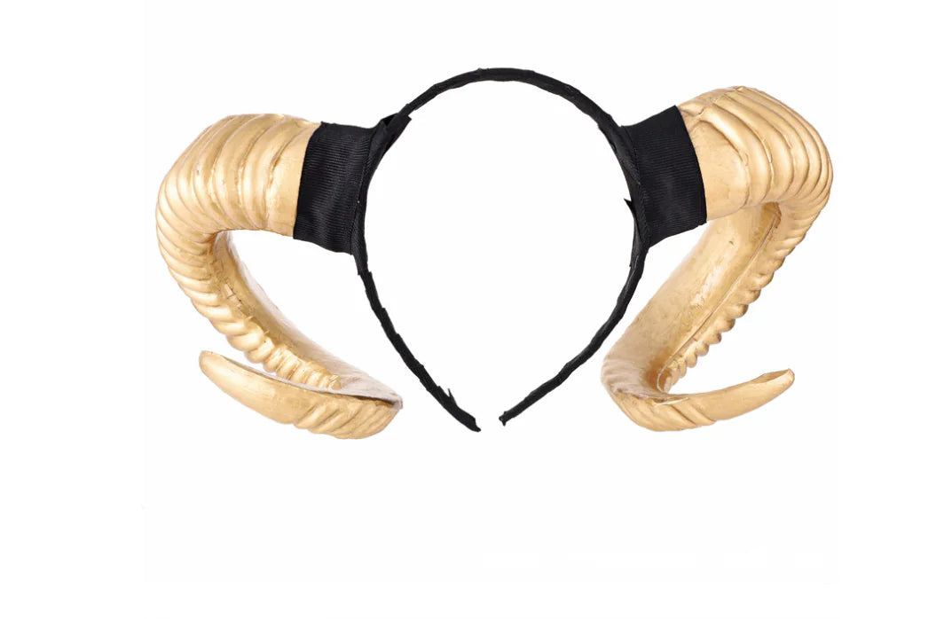 Ram Horn Headband, Dark Gothic Hair Accessory