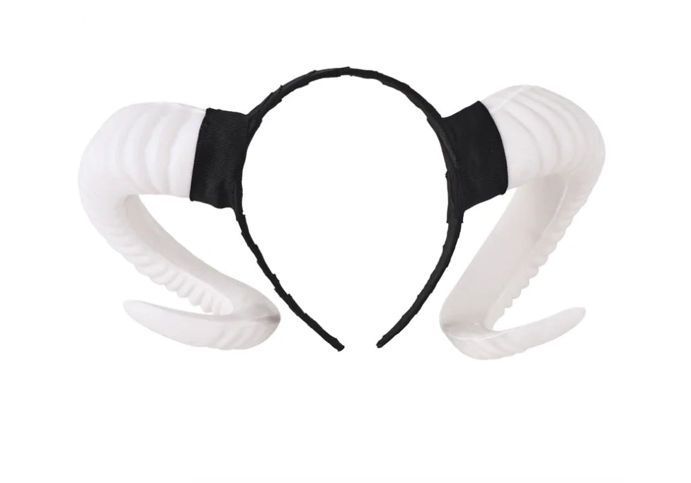 Ram Horn Headband, Dark Gothic Hair Accessory