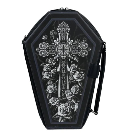 Gothic Rose Crossbody Bag for Women
