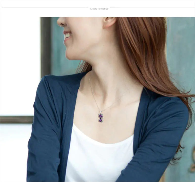 925 Sterling Silver Cat Pendant Necklace