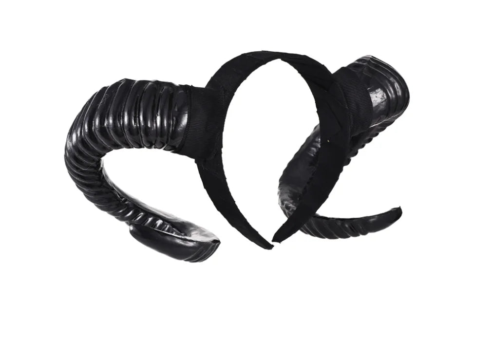 Ram Horn Headband, Dark Gothic Hair Accessory