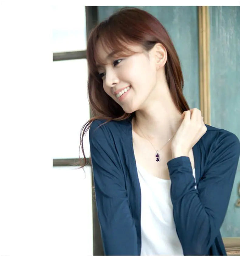 925 Sterling Silver Cat Pendant Necklace