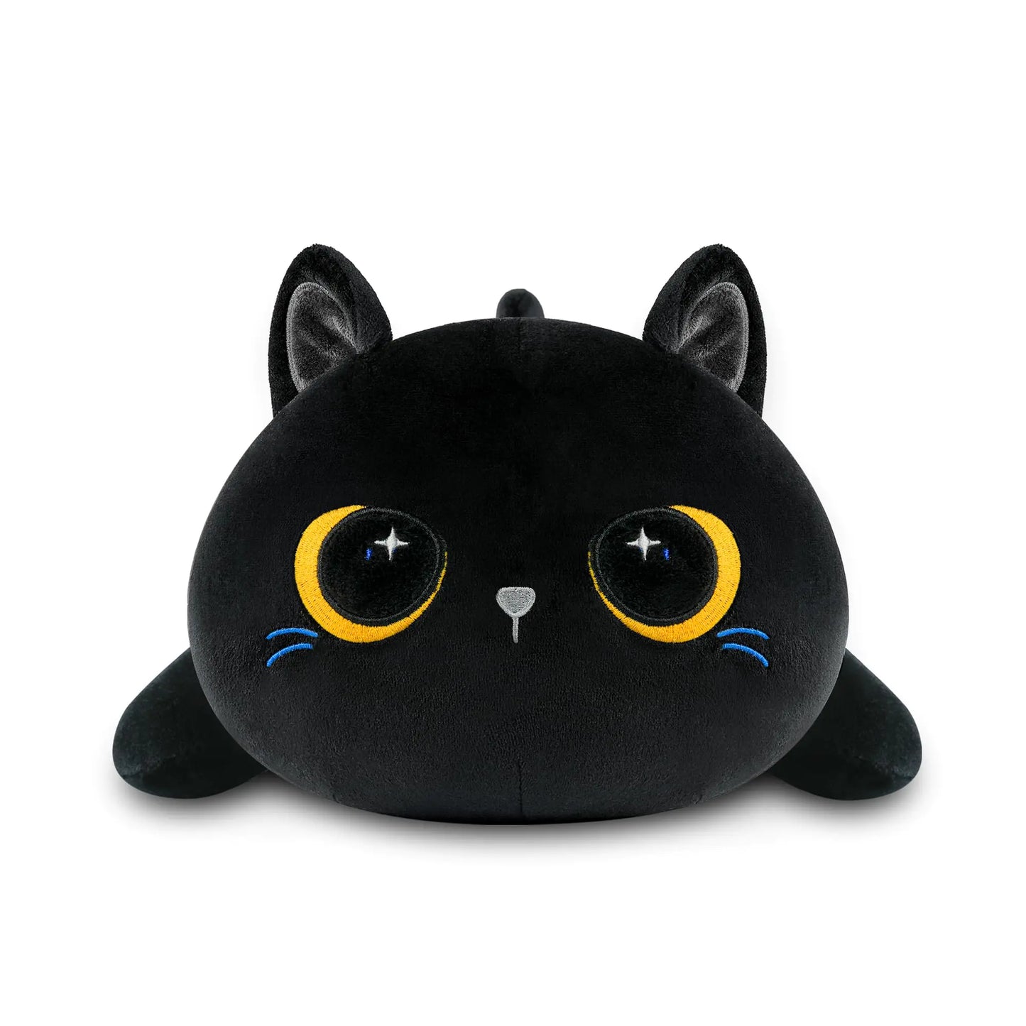 Puffpals Black Cat Plush Stuffed Animal Soft Pillow Plush Toy Christmas Thanksgiving Birthday Gift Decor Big 15.7’’