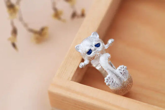 Vintage Cat Ring