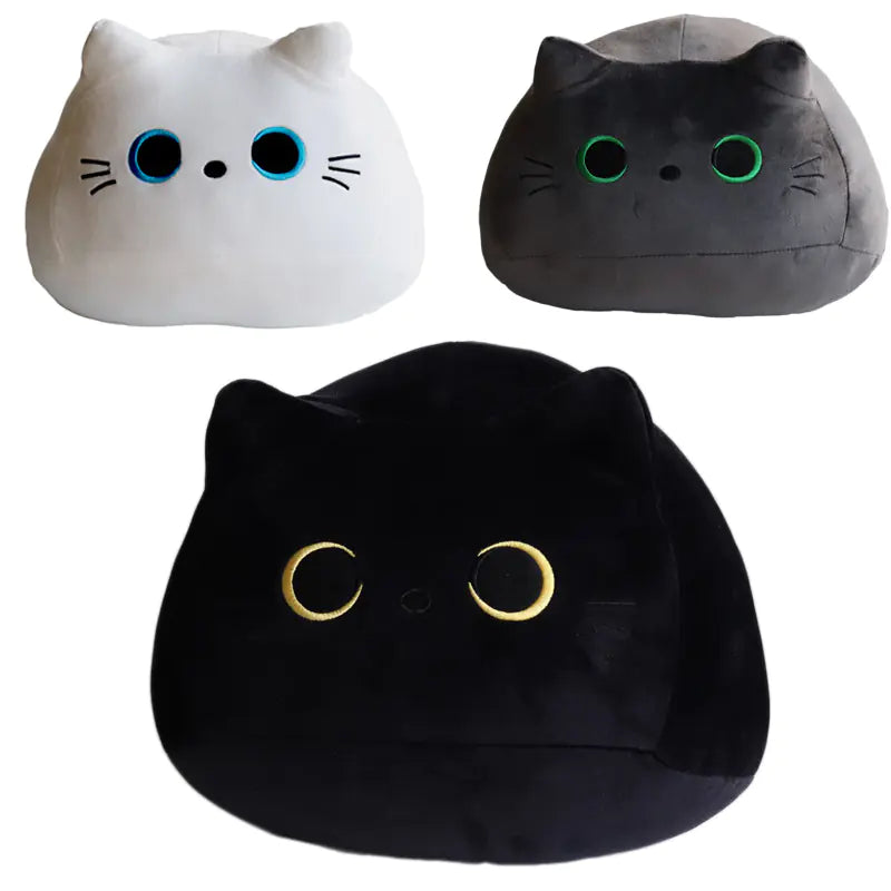Cute Black Cat Plush Pillow Doll