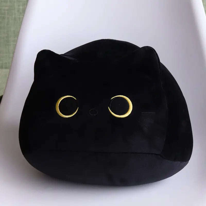 Cute Black Cat Plush Pillow Doll