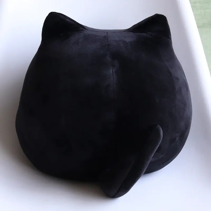 Cute Black Cat Plush Pillow Doll