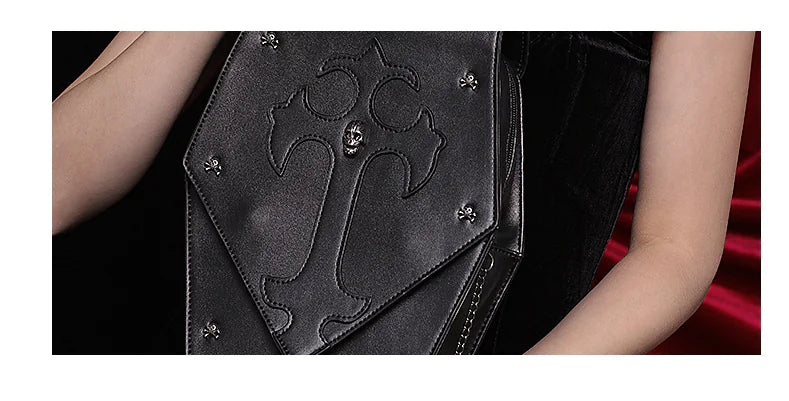 Gothic Style Women's Handbag - Shoulder & Crossbody Bag