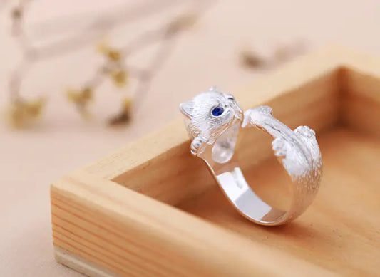 Vintage Cat Ring