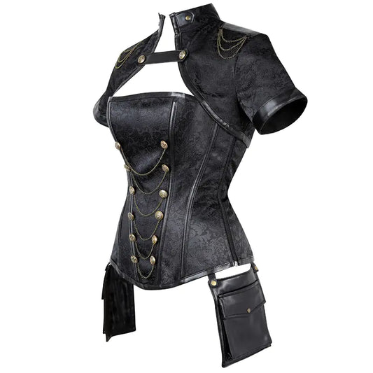 Gothic Style 4-Piece Shapewear Set for Women