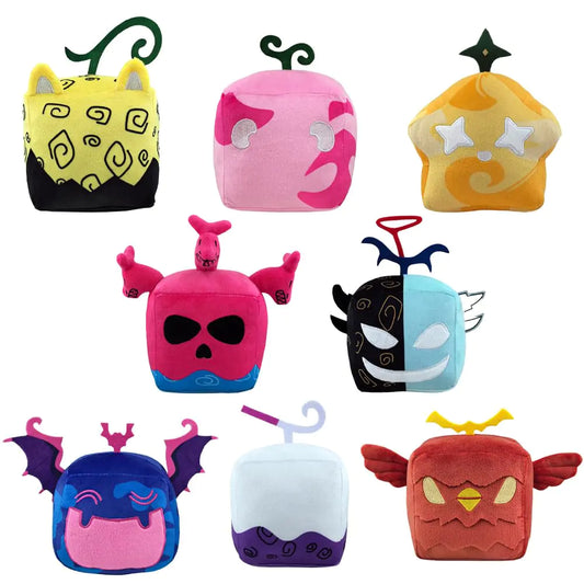 Plush Kitsune Venom Buddha Plush Toddlers Toys Fruit Plush for Easter Thanksgiving Birthday (8pcs)
