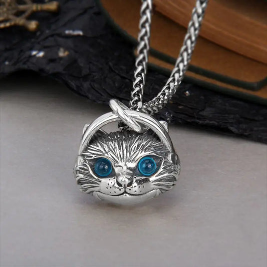 Cat Pendant Hip Hop Punk Necklace