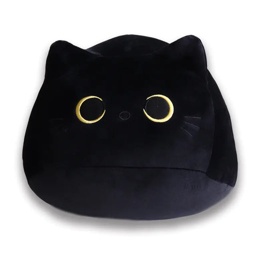 Cute Black Cat Plush Pillow Doll