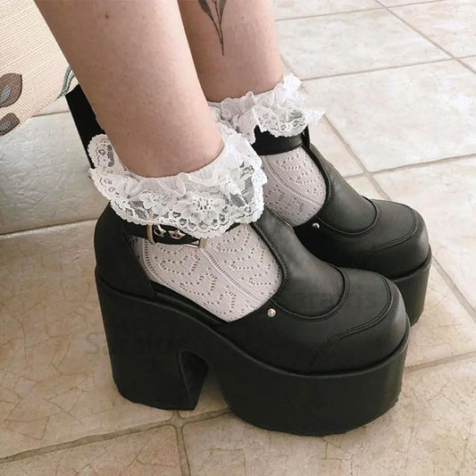 Gothic Style Women's Big Size Platform Boots