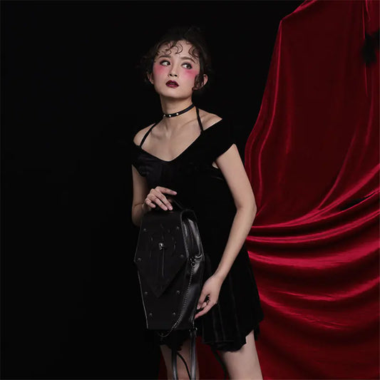 Gothic Style Women's Handbag - Shoulder & Crossbody Bag
