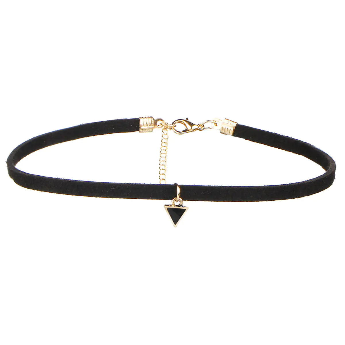 Gothic Minimalist Choker Necklace Set with Lace