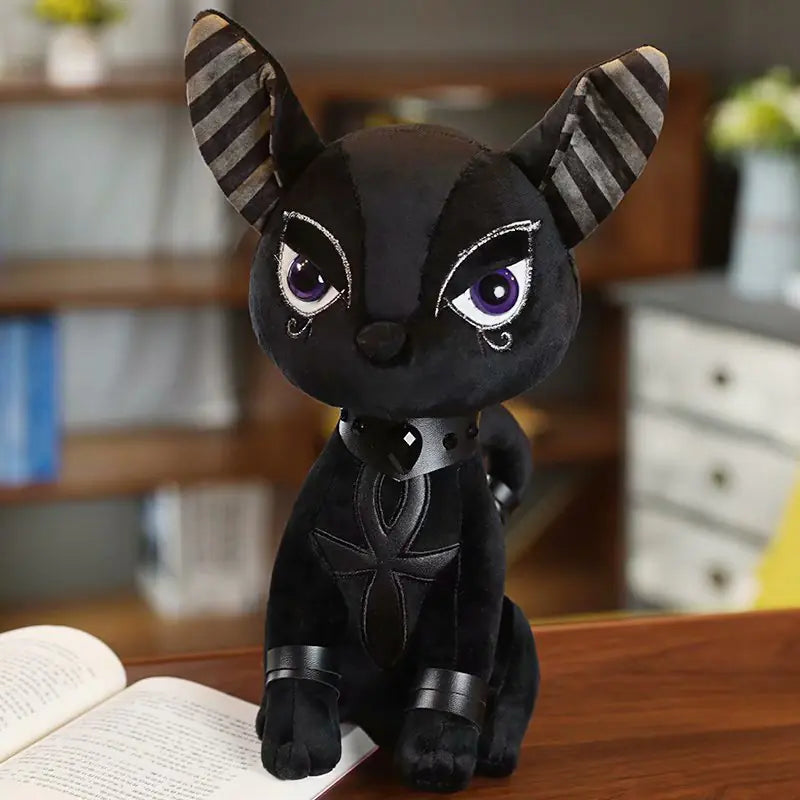Dark Themed Plush Toy Black Elephant & Cartoon Figures