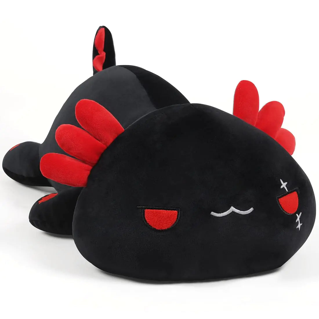 Plush Axolotl Toy Plush Pillow Axolotl Stuffed Animal Toy Cute Plushies Kids Plush Toy Pillow(Black30cm/11.8in)