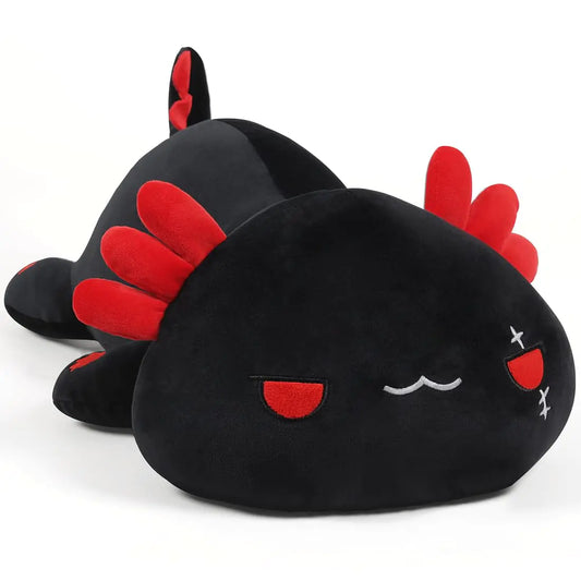 Plush Axolotl Toy Plush Pillow Axolotl Stuffed Animal Toy Cute Plushies Kids Plush Toy Pillow(Black30cm/11.8in)