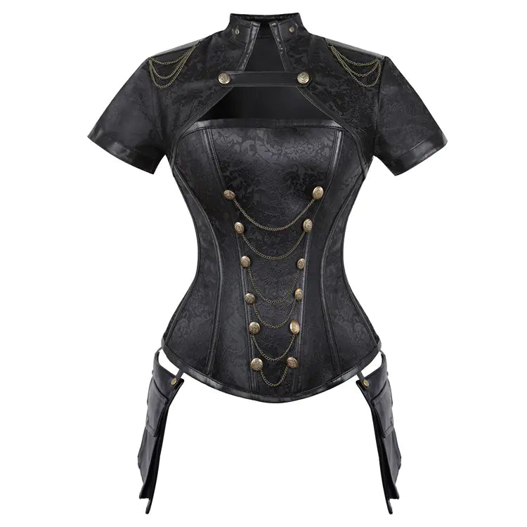 Gothic Style 4-Piece Shapewear Set for Women