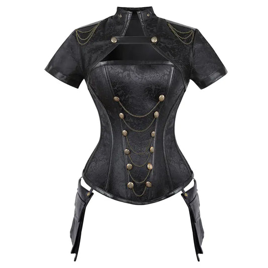 Gothic Style 4-Piece Shapewear Set for Women